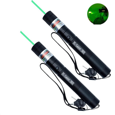 LumiPrécis 303 Laserpointer – Grøn Laser med Høj Præcision og Lang Rækkevidde Bonusvis