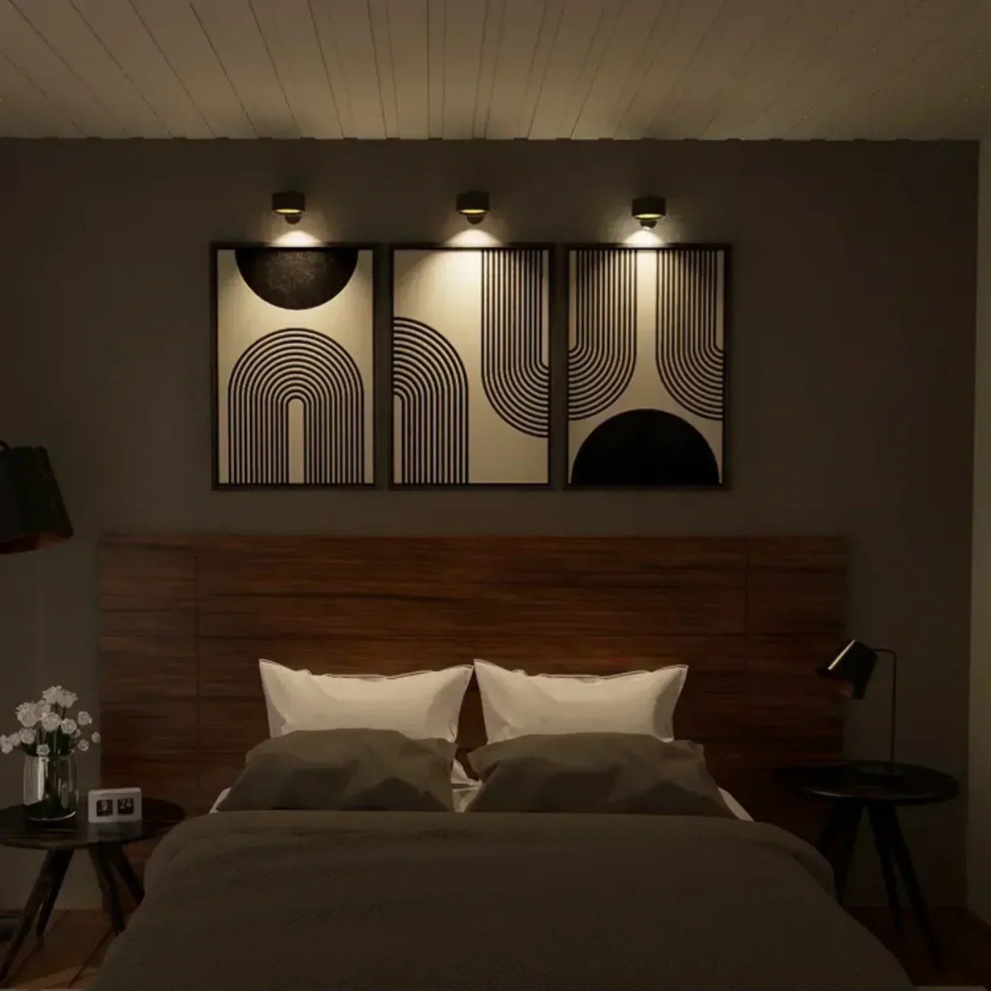 ELORA Trådløs Væglampe – Minimalistisk Design med Justerbart LED Lys Bonusvis