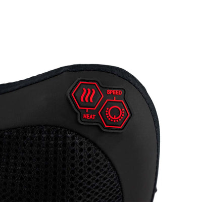 Genopladelig Shiatsu Massagepude med Varme – Bærbar Nakkemassager med 4 Hoveder og Infrarød Funktion Bonusvis