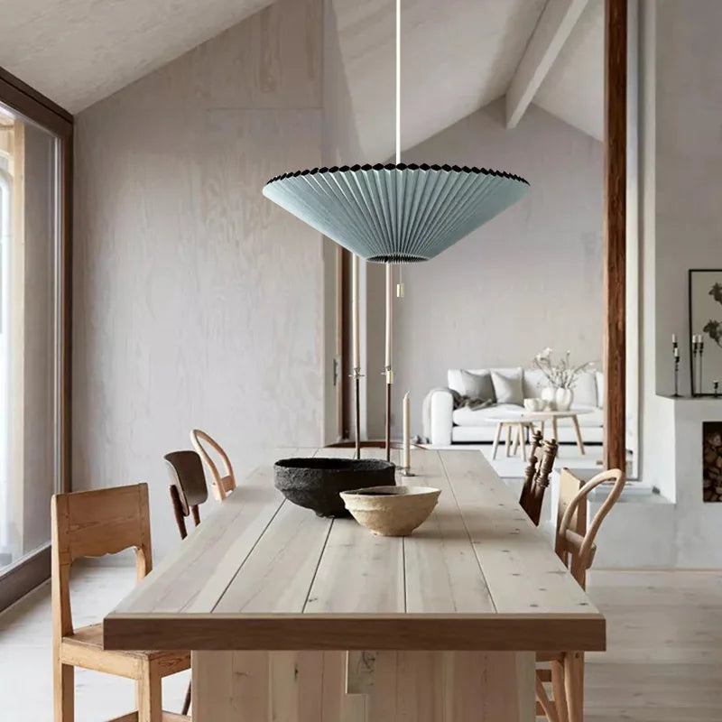 Méduse Ondra Pendellampe – Justerbar Belysning i Papir med LED Bonusvis