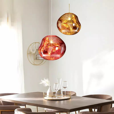 LumiSphere - Moderne pendellampe med elegant smeltet effekt Bonusvis
