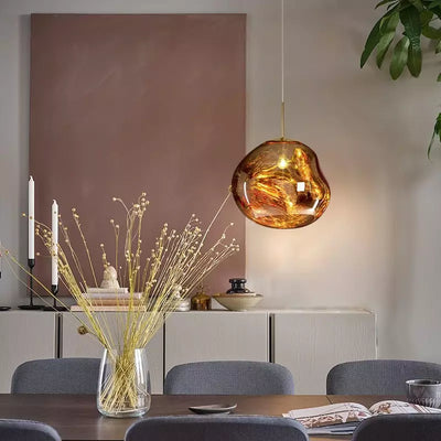 LumiSphere - Moderne pendellampe med elegant smeltet effekt Bonusvis