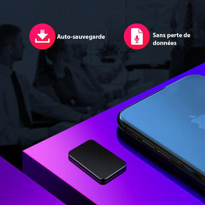 Mini Mikro Optager – Ultra-Tynd og Diskret Lydoptager med 50 Timer Batterilevetid Bonusvis