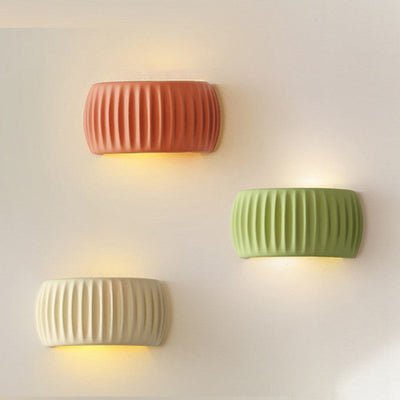 LumiDeco Væglampe – Elegant Art Deco Design med Struktureret Overflade Bonusvis