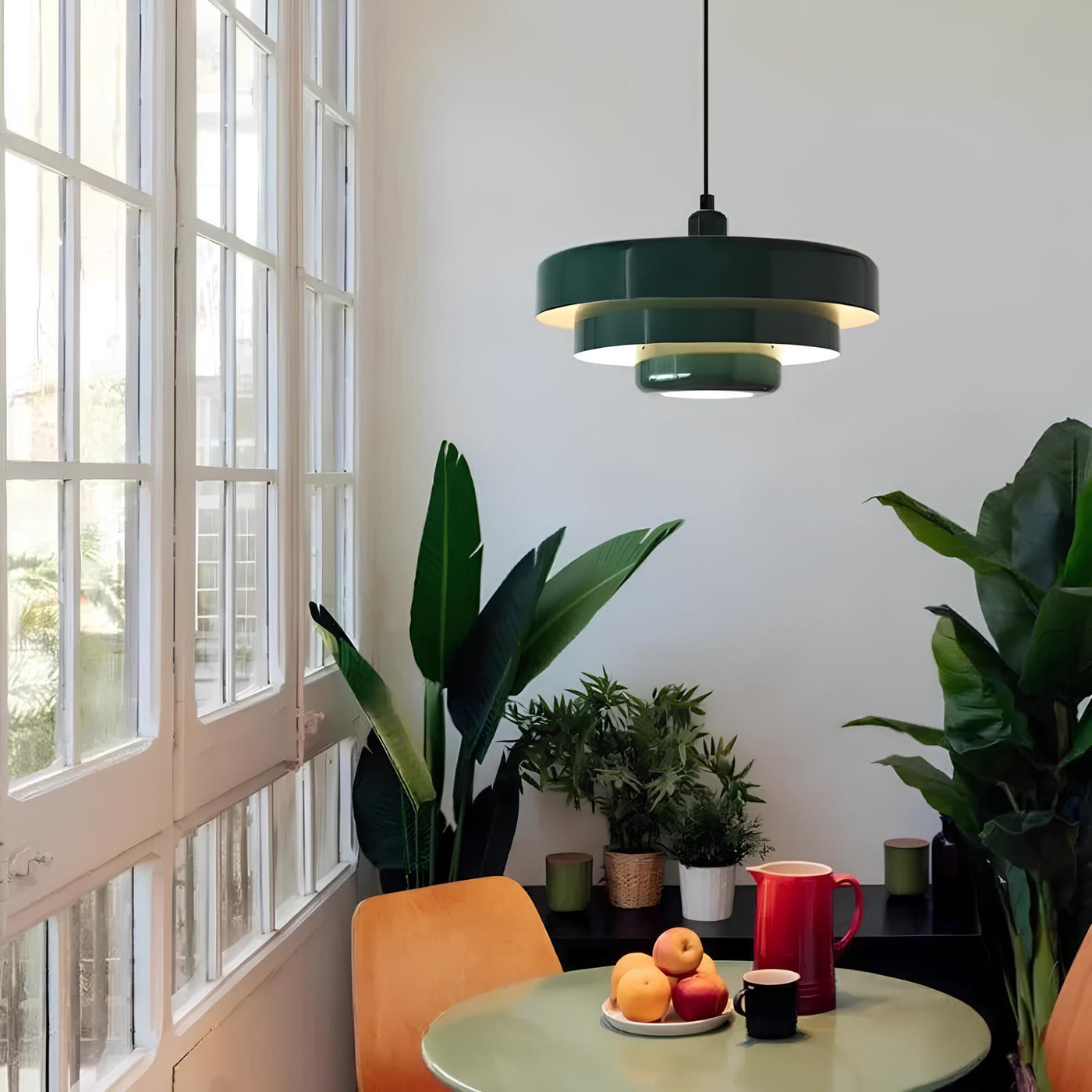 AuroraGlass Loftslampe – Elegant Lagdelt Glasdesign med Justérbar Kabellængde Bonusvis