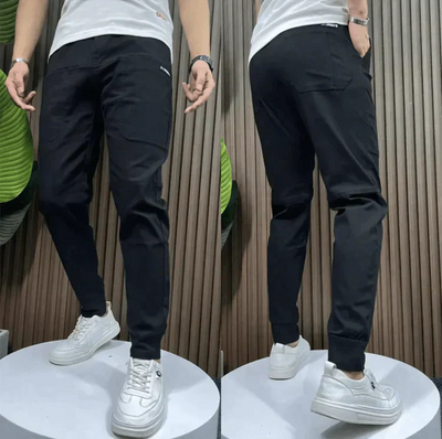 Mads | Herrebukser i Slim Fit med Stretch – Komfort og Stil til Hverdag & Arbejde Sort Bonusvis