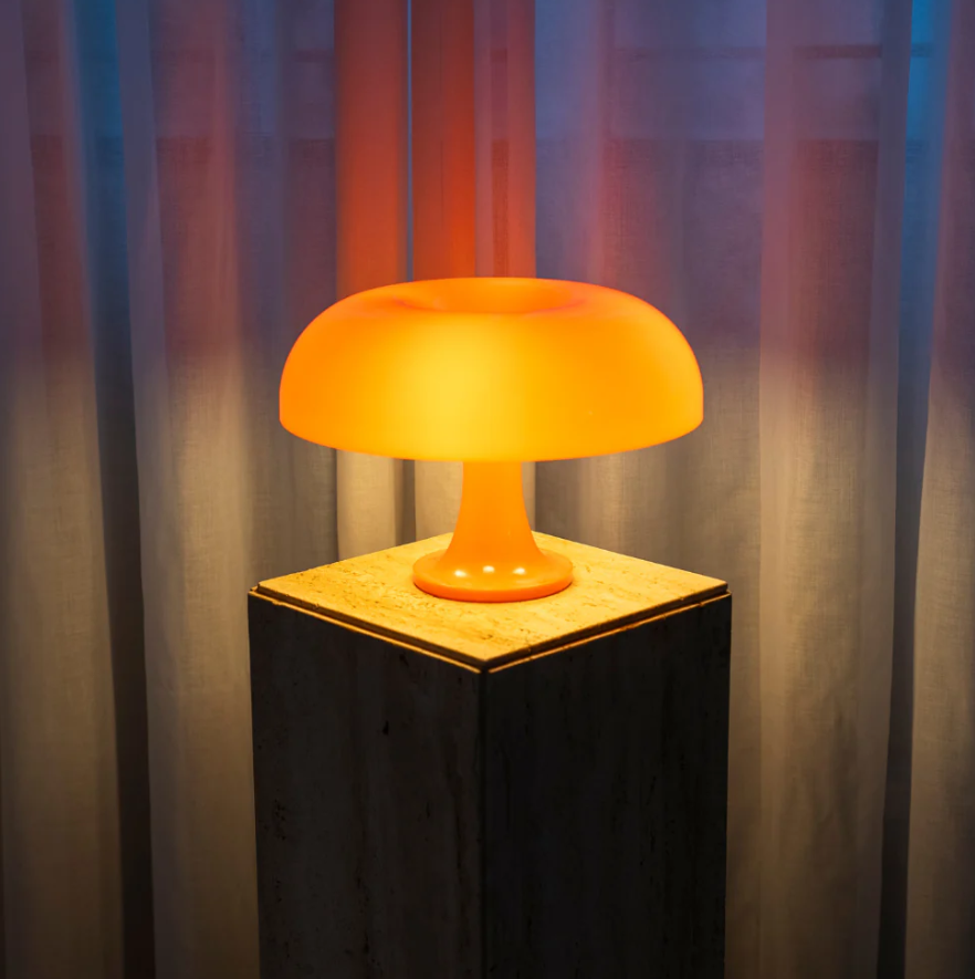 Bordlampe Champignon – Italiensk Design med Varmt Lys og Komfortabel Atmosfære Bonusvis