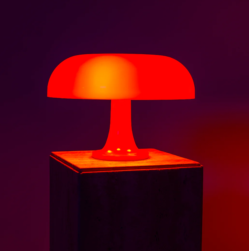 Bordlampe Champignon – Italiensk Design med Varmt Lys og Komfortabel Atmosfære Bonusvis