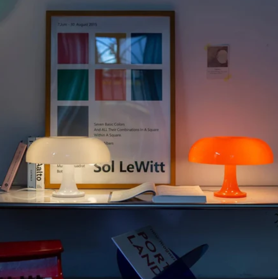 Bordlampe Champignon – Italiensk Design med Varmt Lys og Komfortabel Atmosfære Bonusvis