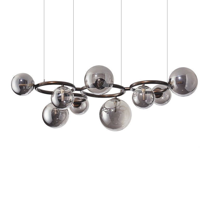 Skandinavisk Moderne Panellampe 3 Ringe - 100 cm Bonusvis