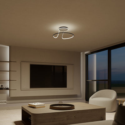 Moderne LED Plafonnier i Ringdesign – Justerbar og Energibesparende Belysning Bonusvis