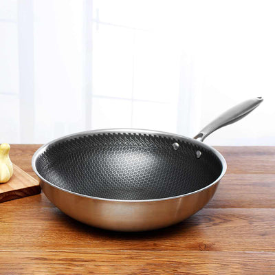 CuisinePro Stegepande – Antiadhesiv, Rustfrit Stål til Professionel og Effektiv Madlavning Bonusvis