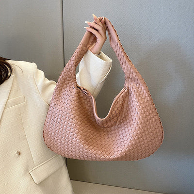 Margo Woven Umhængetaske – Elegant og Praktisk Taske med Tidssvarende Design Rosa En størrelse Bonusvis