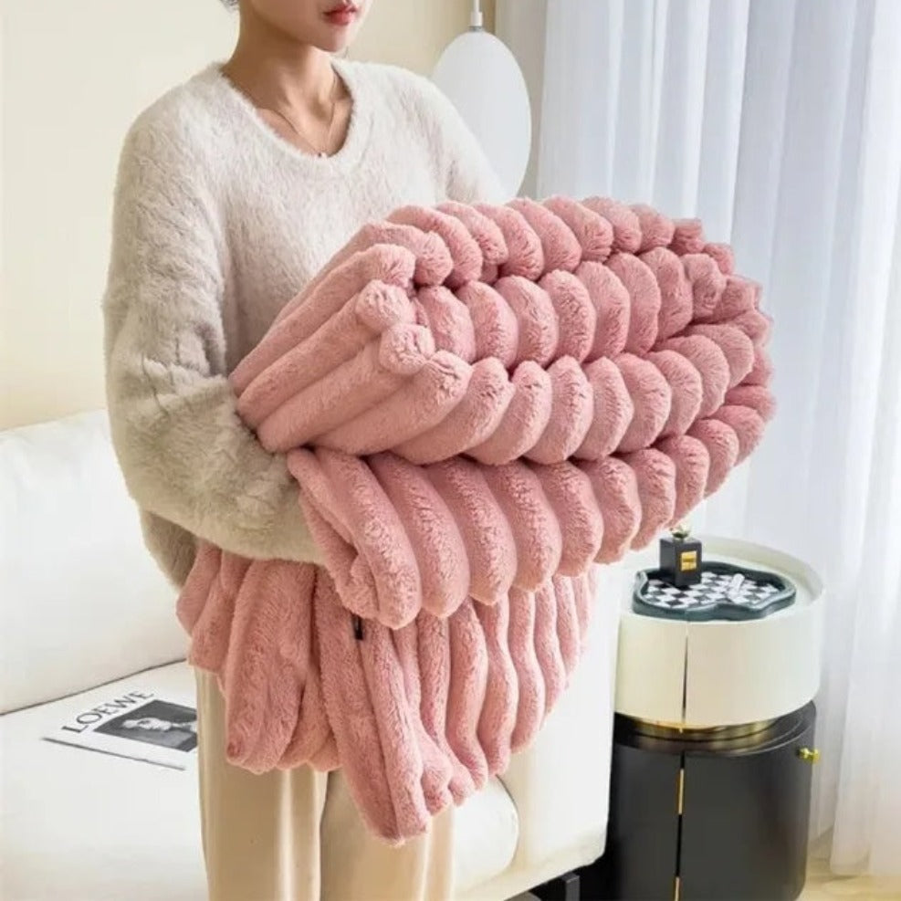 Cloud Nine Plaid – Superblød og Alsidig Til Alle Sæsoner Rosa Bonusvis
