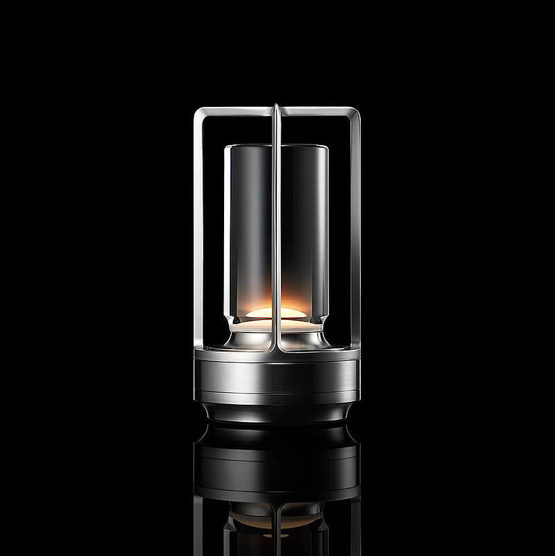 Auralight Bordlampe – Eksklusiv Belysning med Elegant Design og Avanceret Teknologi Sølv Bonusvis