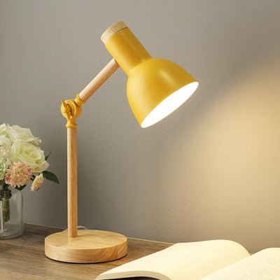 ScandiLite - Elegant justerbar skrivebordslampe Gul Bonusvis