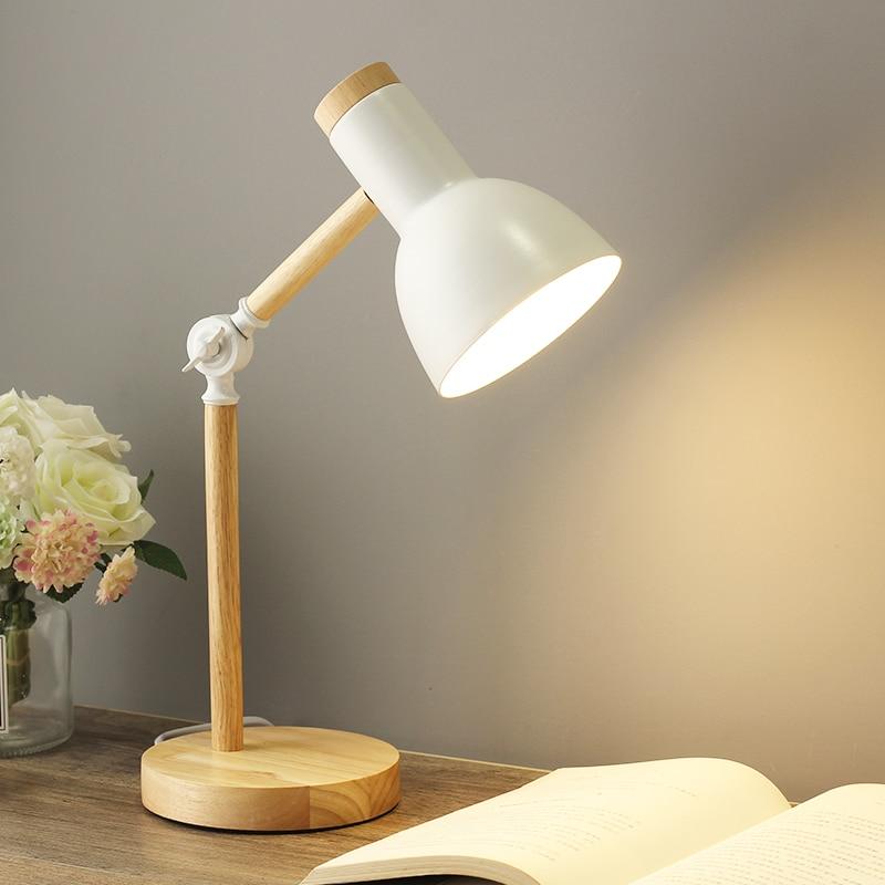 ScandiLite - Elegant justerbar skrivebordslampe Hvid Bonusvis
