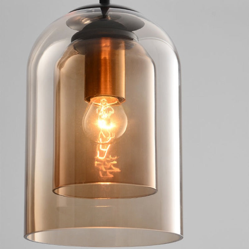 Moderne Pendellampe i Farvet Glas – Elegant Design til Hjem og Erhverv Bonusvis