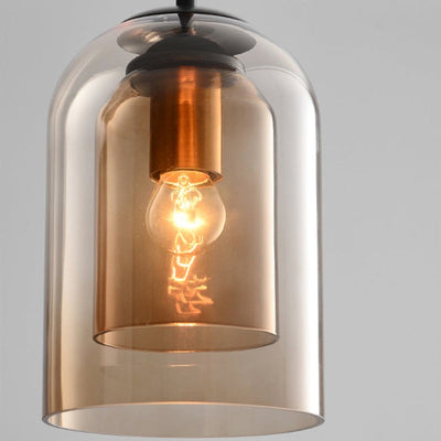 Moderne Pendellampe i Farvet Glas – Elegant Design til Hjem og Erhverv Bonusvis