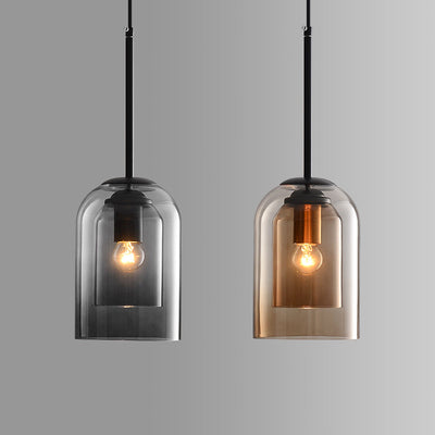 Moderne Pendellampe i Farvet Glas – Elegant Design til Hjem og Erhverv Bonusvis
