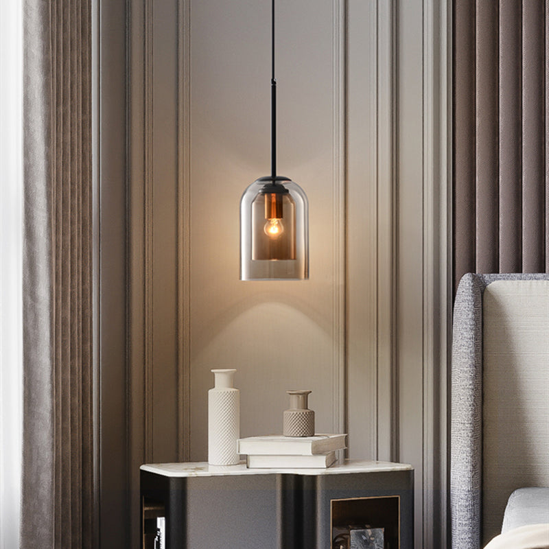 Moderne Pendellampe i Farvet Glas – Elegant Design til Hjem og Erhverv Bonusvis