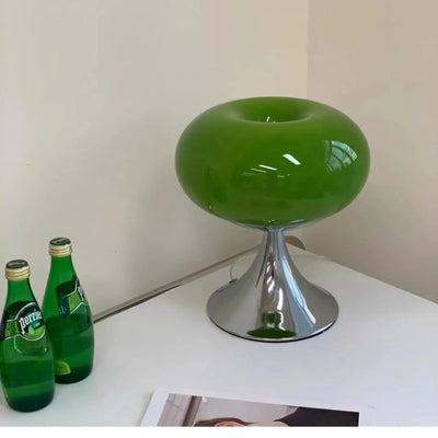Æble-bordlampe i antik stil Bonusvis
