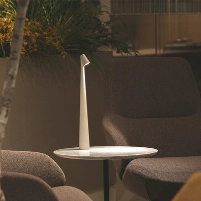 LumiFlex Trådløs LED Bordlampe – Minimalistisk Design med Touch-Dæmpning Hvid Bonusvis