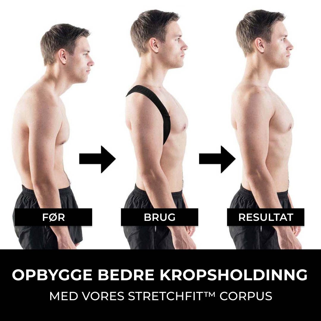 Ergonomisk Holdningskorrigerende Rygstøtte – Justerbar Posture Vest til Bedre Kropsholdning for Mænd og Kvinder Bonusvis
