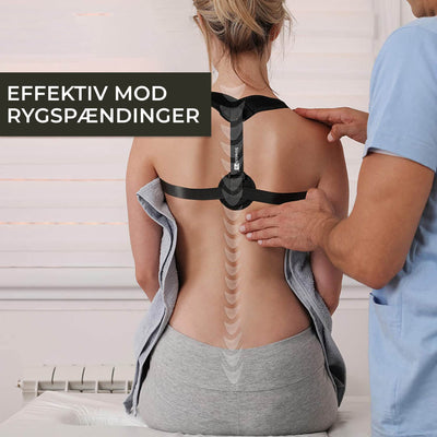 Ergonomisk Holdningskorrigerende Rygstøtte – Justerbar Posture Vest til Bedre Kropsholdning for Mænd og Kvinder Bonusvis