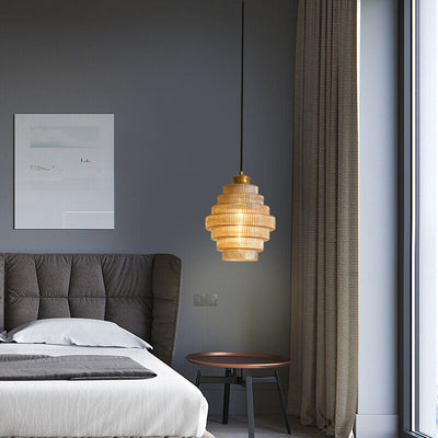 LumiFlask Messing Glas Pendellampe – Vintage Elegance til Dit Hjem Bonusvis