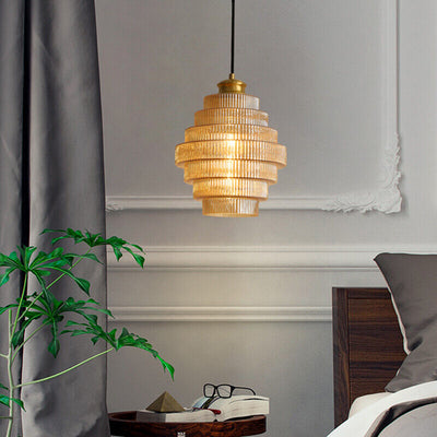 LumiFlask Messing Glas Pendellampe – Vintage Elegance til Dit Hjem Bonusvis