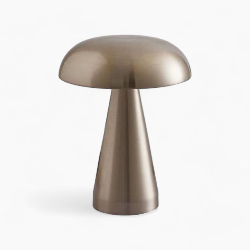 Lumio Trådløs Bordlampe – Justerbar Lysstyrke med Elegant Metaldesign og Lang Batterilevetid Sølv Bonusvis