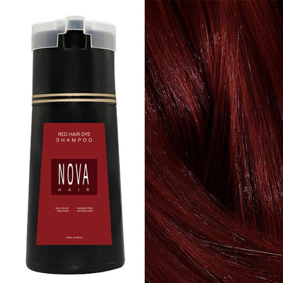 Instant Hårfarve Shampoo – Få Smukke Farver på 10 Minutter Uden Skader Rød Bonusvis