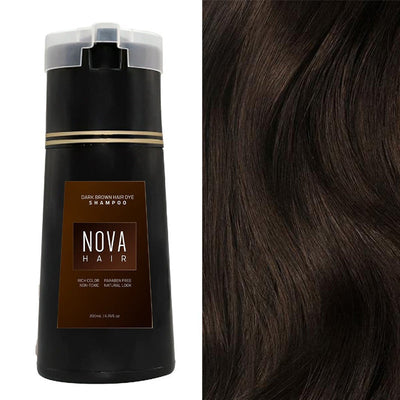 Instant Hårfarve Shampoo – Få Smukke Farver på 10 Minutter Uden Skader Brun Bonusvis