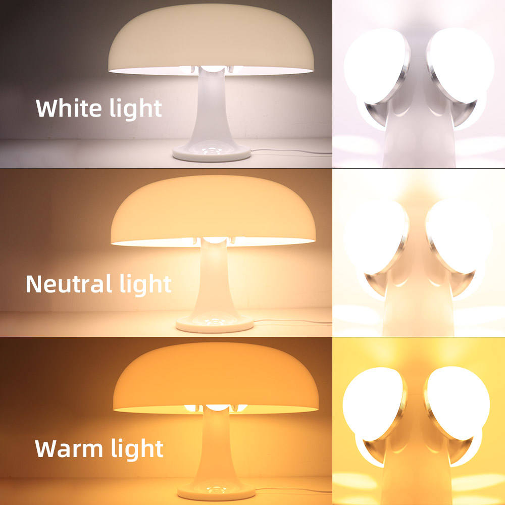 Svampeformet minimalistisk bordlampe Bonusvis