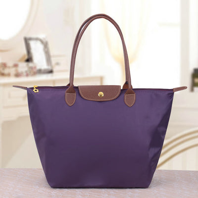 Luxe Oxford Skuldertaske – Elegance og Funktionalitet til Hverdagen Mauve Bonusvis