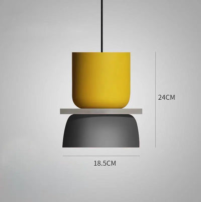 MacaronLight Pendellampe – Skandinavisk Design med Farverig Stil Lille Bonusvis