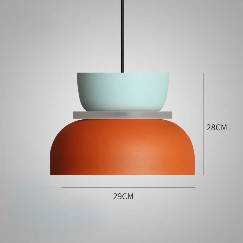 MacaronLight Pendellampe – Skandinavisk Design med Farverig Stil Stor Bonusvis