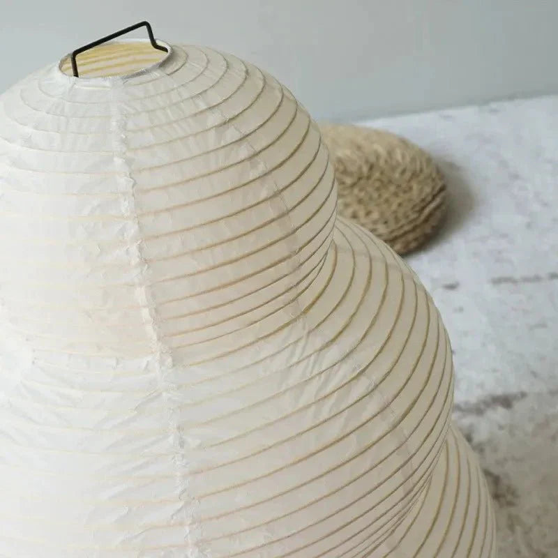 ZenLight - Wabi Sabi gulvlampe med rispapirskærm og justerbart stativ Bonusvis